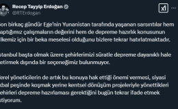 Cumhurbaşkanı Erdoğan’dan Deprem Uyarısı: “Depreme Dayanıklı Hale Getirmek Dışında Seçeneğimiz Yok”