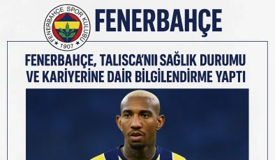 Fenerbahçe, Talisca’nın Sağlık Durumu ve Kariyerine Dair Bilgilendirme Yaptı