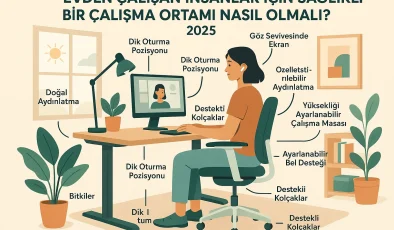 Evden Çalışan İnsanlar İçin Sağlıklı Bir Çalışma Ortamı Nasıl Olmalı? 2025