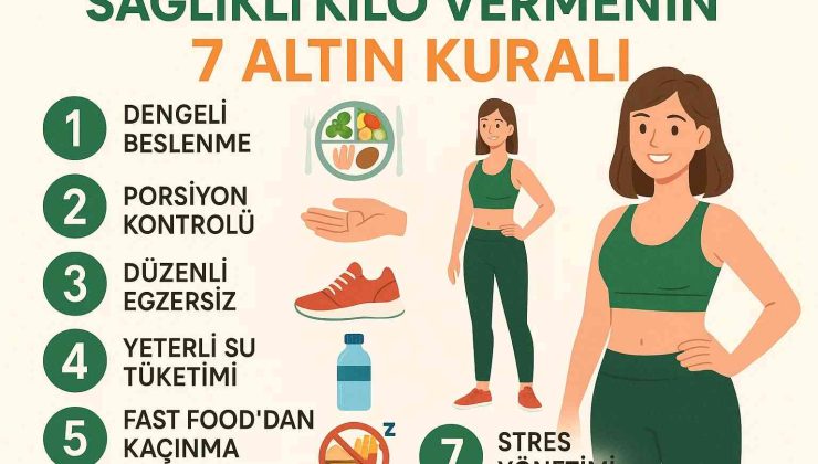 Sağlıklı Kilo Vermenin 7 Altın Kuralı
