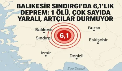 Balıkesir Sındırgı’da 6,1’lik Deprem : Can Kaybı, Yaralılar ve Artçı Deprem