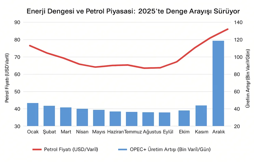 Enerji Dengesi ve Petrol Piyasası: 2025’te Denge Arayışı Sürüyor