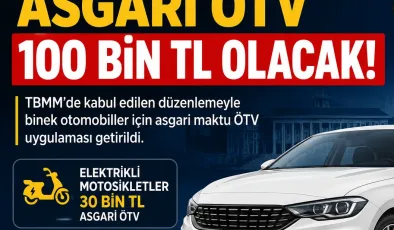 Binek Otomobillerde Asgari ÖTV Dönemi: En Az 100 Bin TL Vergi Uygulanacak