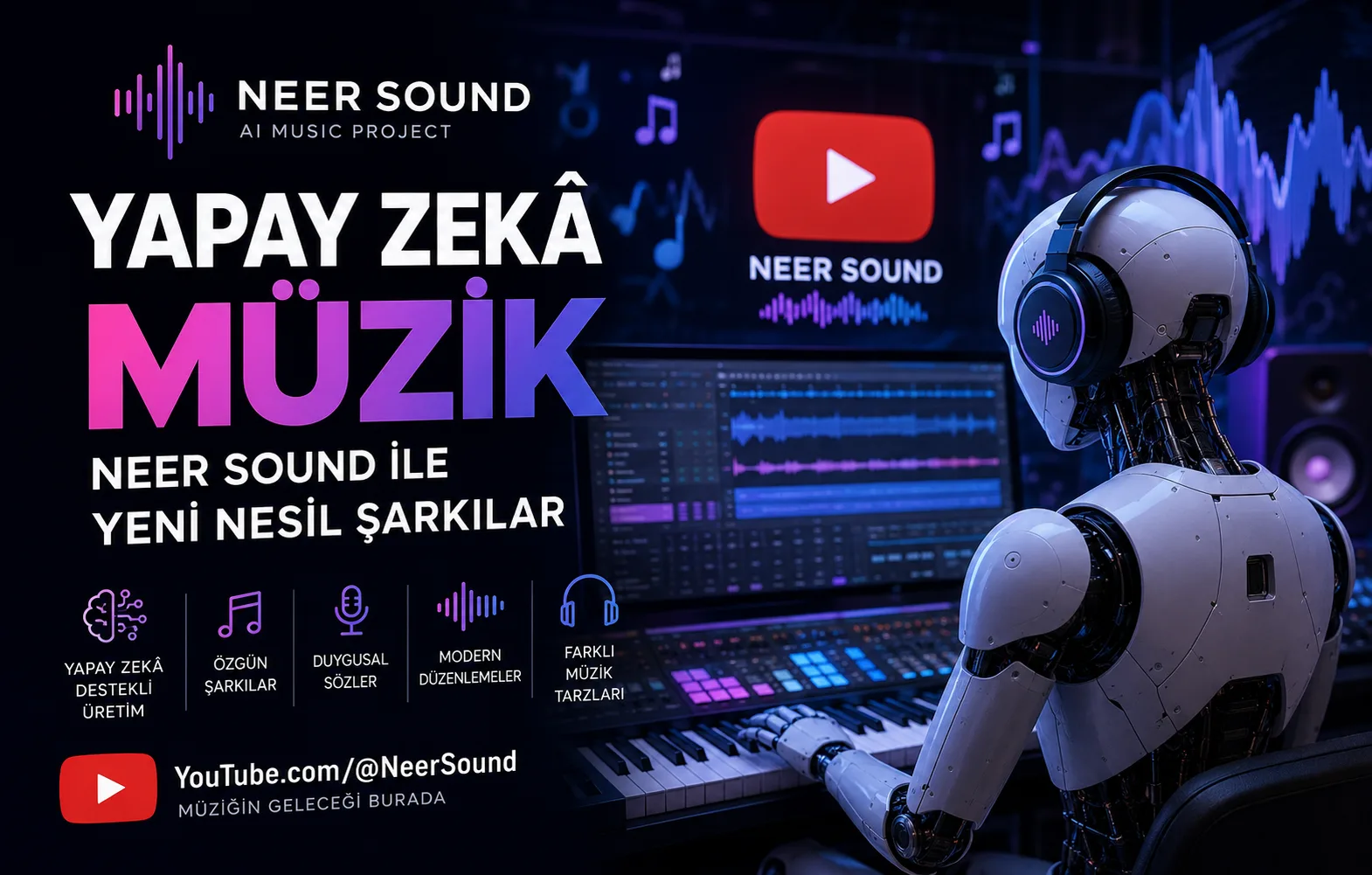 Yapay Zekâ Müzik: Neer Sound ile Yeni Nesil Şarkılar